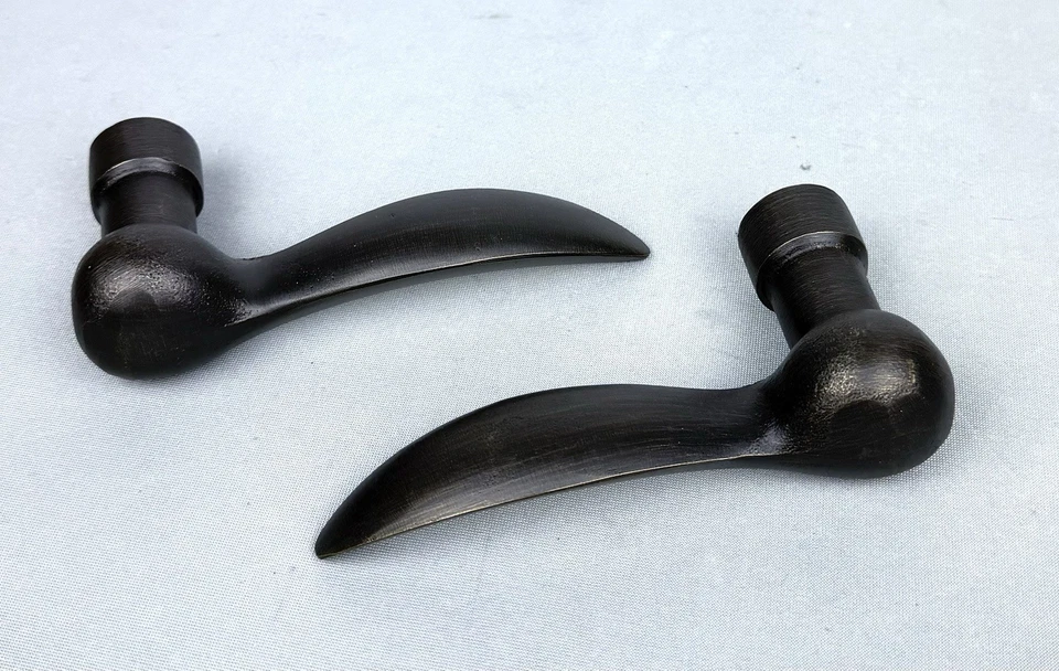 Emtek Durango Reversible Non-Turning Two-Sided Dummy Door Lever Set - Med Bronze - Image 4 of 4