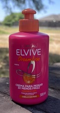 1 L’Oreal Paris Elvive Dream Liso Crema Para Peinar 3X Menos Frizz 300 ml (10 oz)