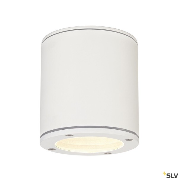 Weiß Moderne Anbauleuchte Downlight Deckenlampe AußEnlampe Garten 1X9W/Gx53 IP44-image