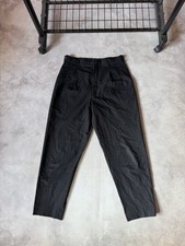 Vtg Comme Des Garcons Homme 1989 Men's Wool Black Trouser Pants Size S