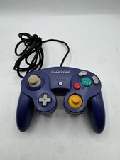 Nintendo Gamecube Controller Indigo Purple OEM Official Tested