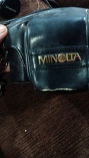 vtg Minolta 7000 Black Vintage SLR Film Camera with AF Lens, Case Included