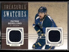 #TS-PB Patrik Berglund 2014-15 Upper Deck Artifacts Treasured Swatches