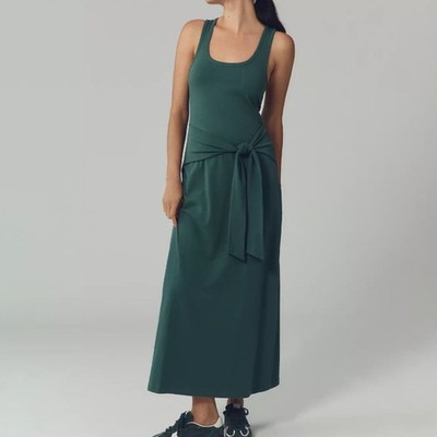 LSPACE x Anthropologie Tie-Waist Maxi Dress Duff Small