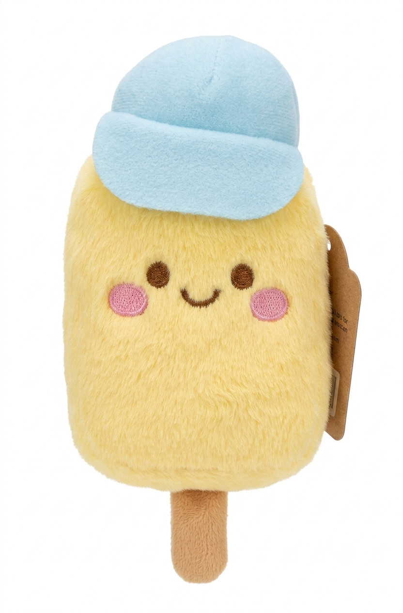 Lindo Llavero Muñeca de Peluche Helado Beg Kawaii Suave Colgante Juguete Regalo de Vacaciones NUEVO