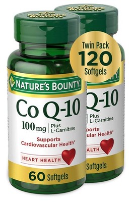 Nature's Bounty CoQ10, Dietary Supplement, Supports 120 Count (Pack of 1) 