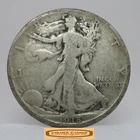 1918-S Walking Liberty Half Dollar, 90% Silver - #C59031NQ