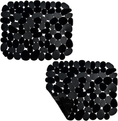 2 Pack Kitchen Sink Mat Small Size Plastic Pebble Kitchen Mat PVC Eco-Friendly A