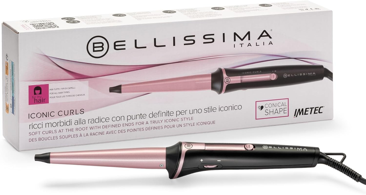 Ricci Perfetti in 10 Minuti con Imetec Iconic Curls | Ferro Conico Online