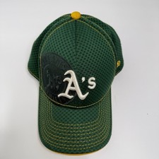 OAKLAND A's Hat Cap YOUTH Athletics Flex Fit Green Embroidered Logo 39Thirty MLB