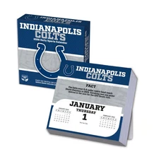 Turner Licensing,  NFL Indianapolis Colts 2026 Desk Calendar, 5.38'' X 5.38'', 1