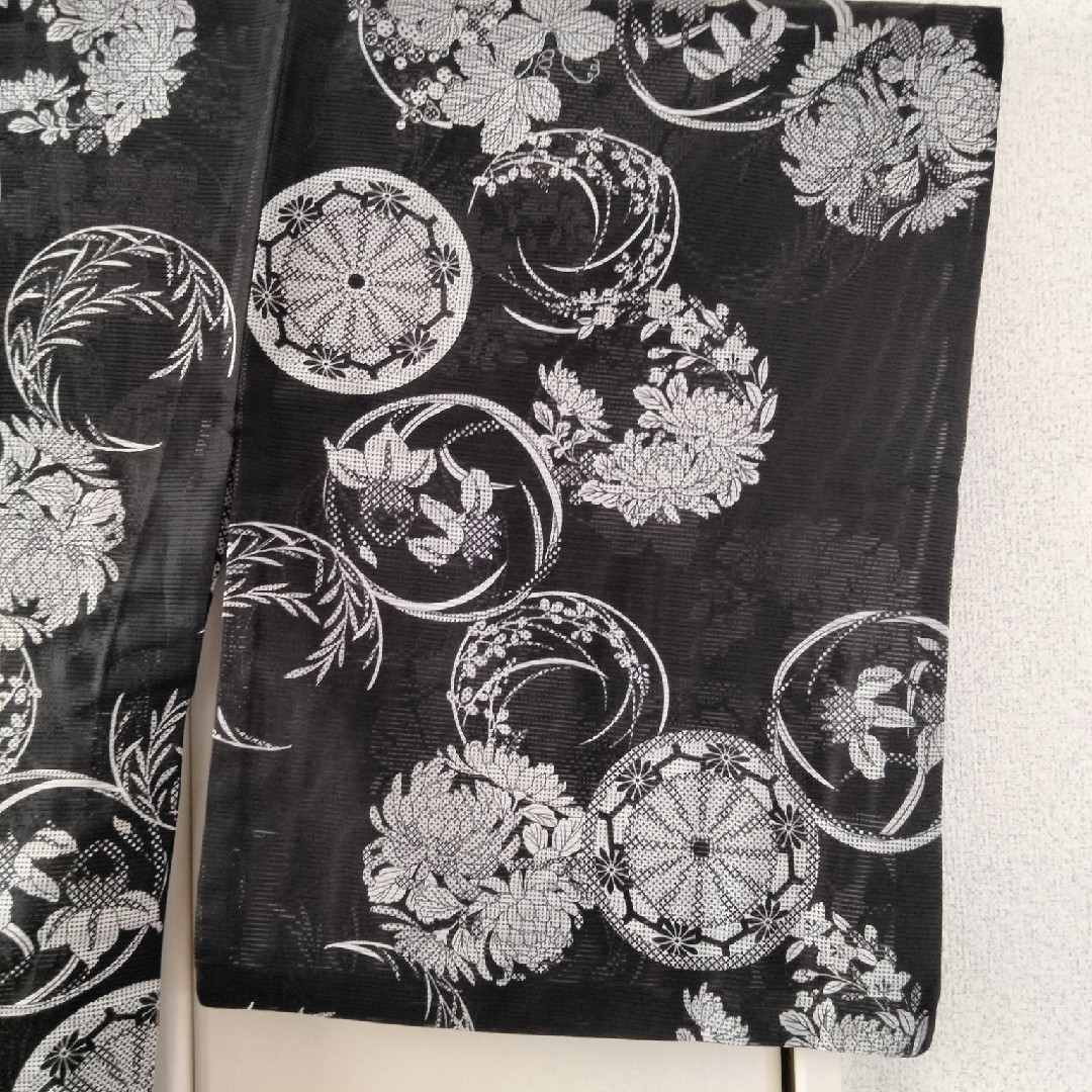 Silk Kimono Small Pattern Washable Medium Japan - image 8