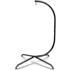 Elevon Hammock Chair Swing Stand, Hanging C-Stand with Buckle and Spring Hook