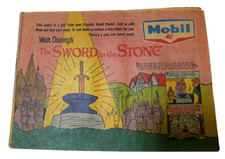 VINTAGE 1964 WALT DISNEY MOBIL THE SWORD IN THE STONE MINI PROMO COMIC