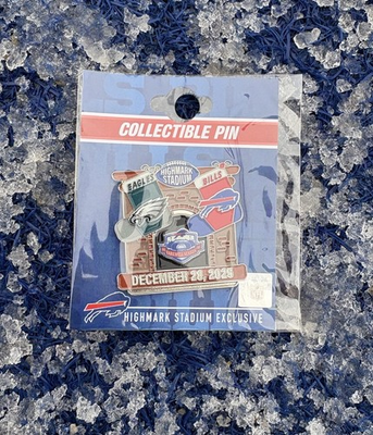 #ad Buffalo Bills vs Philadelphia Eagles Game Day Pin 12 28 2025 Farewell Season 💎 $30.17