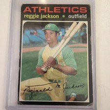 1971 Topps #20 Reggie Jackson Hof