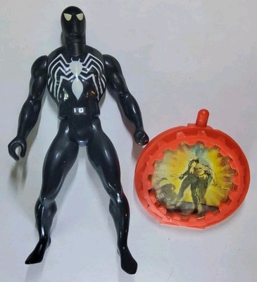 1984 Marvel Black Suit Spiderman Secret Wars W/ Shield One Insert Check Pictures
