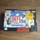 Konami NFL Football Super Nintendo Manual Included Sports NTSC-U/C