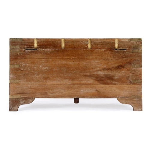 Butler Specialty Company Nador Wood Storage Trunk Coffee Table In Brown - Picture 4 of 10