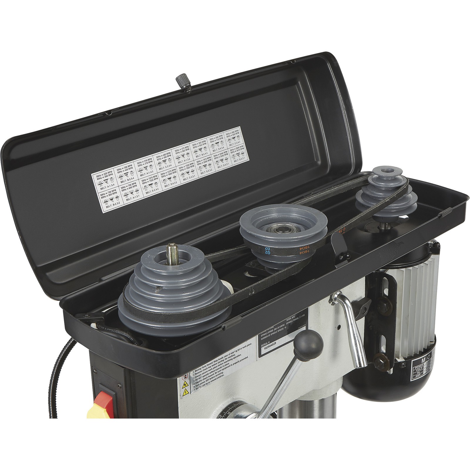 Klutch 13in. Floor-Mount Drill Press, 3/4 HP, 120V