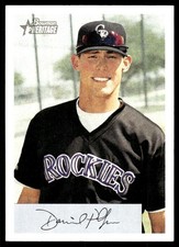 Dan Phillips 2002 Bowman Heritage #49 Rockies MLB READ FREE SHIP AutographDen