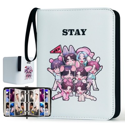 collectors card binder kpop Stray Kids Kpop Photocard Binder-Skzoo Trading Card A5 A5, black