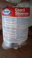8  Inch Ductwork Insulation Sleeve - Master Flow, 5 ft length,R-6  Energy Saving