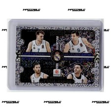 2025-26 Panini Contenders EuroLeague - Team Quads #1 Luka Doncic Sparkle SP