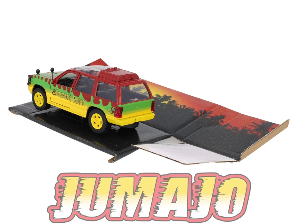 J956 Voiture 1/32 JADA : Ford Explorer Jurassic Park HOLLYWOOD RIDES 1993 - Photo 3/4