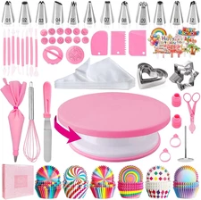 Cake Decorating Kit Piping Bags and Tips Set Cake Decorating Supplies Frosting