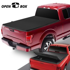 Open Boxsoft Tri-fold Tonneau Cover For 04-14 Ford F150 Fleetside 5.5ft Bed Open Boxsoft Tri-fold Tonneau Cover For 04-14 Ford F150 Fleetside 5.5ft Bed