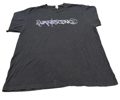Evanescence Concert Tour T-Shirt Black Size Extra Large