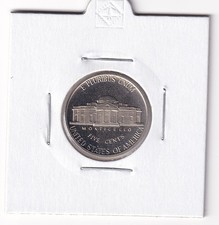 UNITED STATES PROOF: 1980 5 CENTS USA NICKEL JEFFERSON LIBERTY COIN #2882