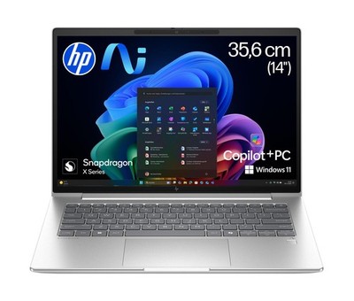 HP EliteBook 6 G1q Snapdragon  X Plus X1P-42-100 Notebook Next Gen AI PC 35,6 cm