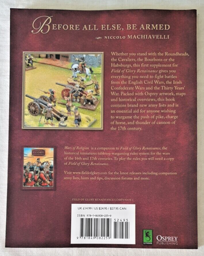 Field of Glory Renaissance Companion 1 Wars of Religion Osprey 2010 OOP - Picture 2 of 12