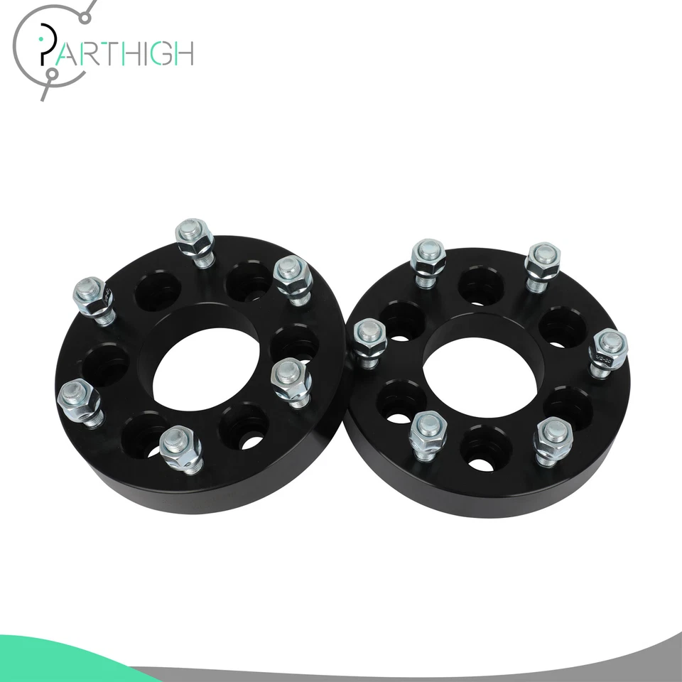 For Dodge Dakota 6x4.5 to Chevy GMC 6x5.5 Wheels (4) 1.25" Thick Wheel Adapters - Image 2 of 4