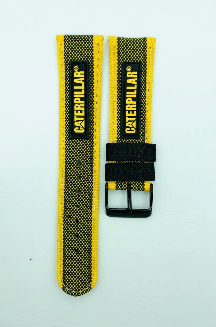 CAT WATCH STRAP, YO 161, YO 169, YO, YO161, CAT STRAP, YELLOW