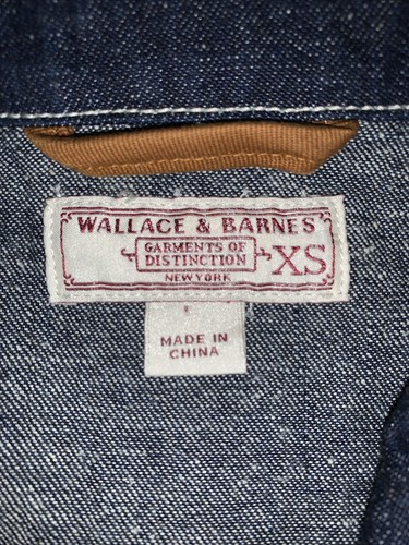 J Crew Kaihara Japanese Denim Chore Coat Jean Jacket, Men's XSmall - Picture 6 of 9