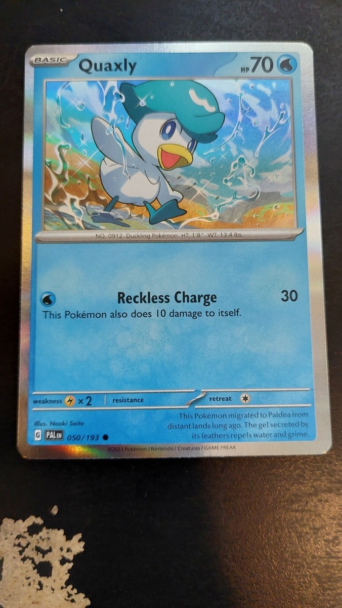 quaxly pokemon card price Quaxly (50/193) Holographic Pokemon card