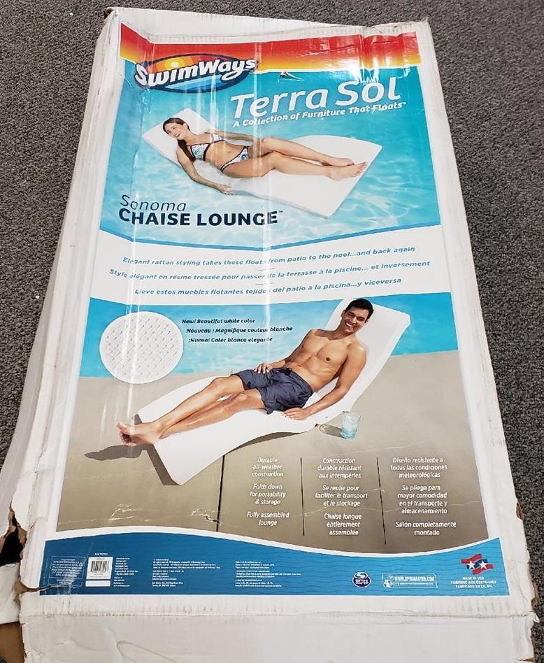 Swimways Terra Sol Sonoma Swimways Terra Sol Sonoma Chaise Lounge