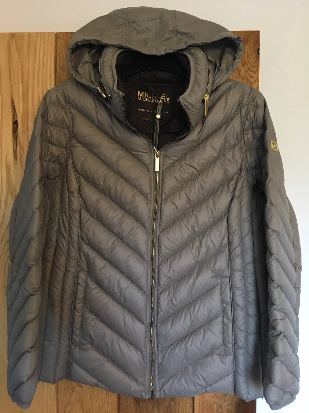 Giacca cappotto donna Michael Kors confezionabile Paca Mac talpa taglia 0X circa UK 18