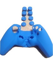 2 Controller Silicone Cover Cases For PlayStation-5 DualSense + 16 Thumb Caps