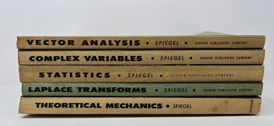 VTG MATH: Schaum's Outline Series of Theory and Problems, Murray Spiegel - 5 PBs