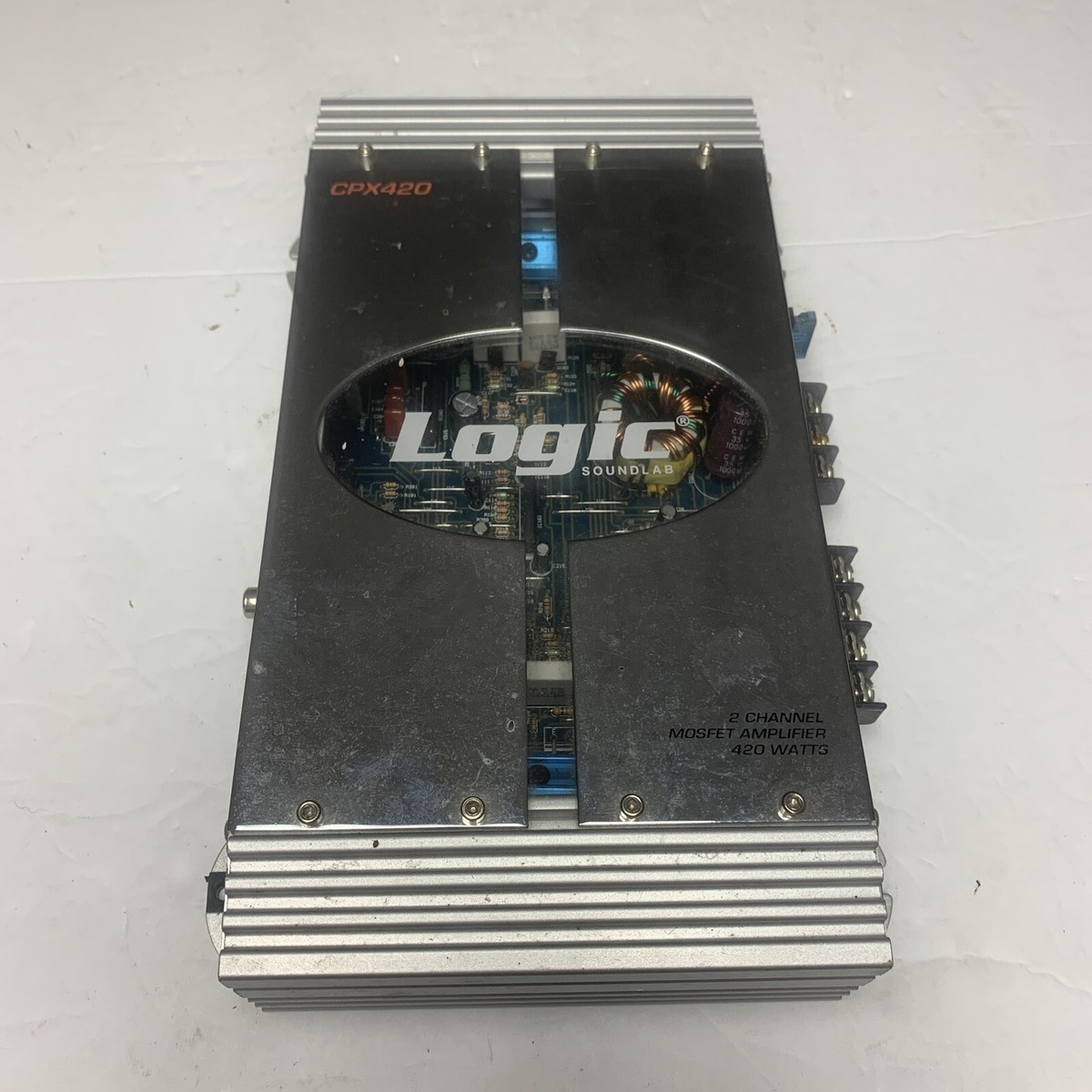 OLD SCHOOL Logic Soundlab CPX420 Amplifier Mosfet Amplifier 2