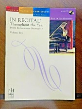 In Recital - Throughout the Year - Volume 2 - Book 3 - Late Elementary with CD