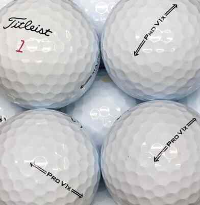 50 TITLEIST PRO V1X GOLFBÄLLE/LAKEBALLS MODELL 2022 AAA