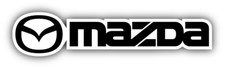 Mazda Logo Auto Wide Car Bumper Sticker Decal - 5 6 And 8 Mazda Logo Auto Wide Car Bumper Sticker Decal - 5 6 And 8