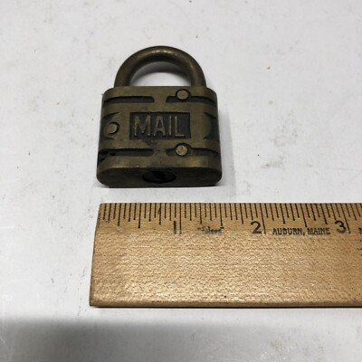 Old Lock Rfd Vintage Mail RFD Brass Lock no Key | eBay