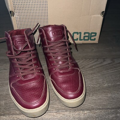 Men s Clae  Rollins  Merlot Shoes Size 10