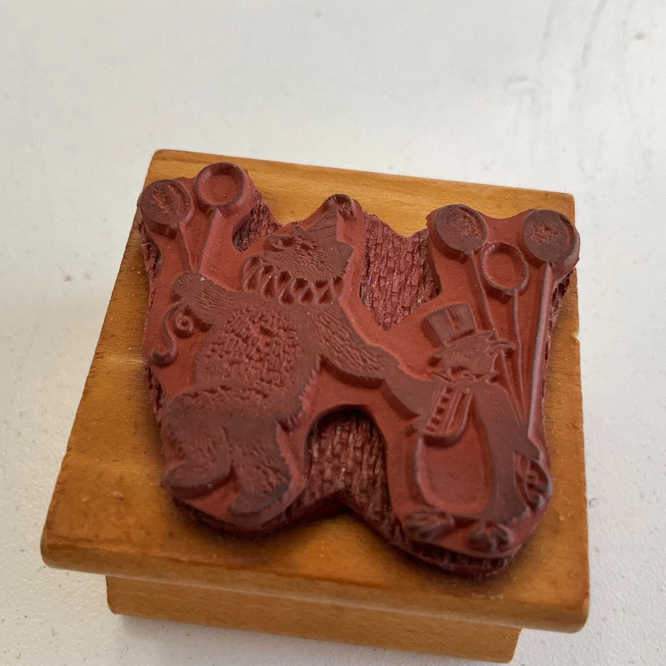 Lote de 2 sellos de goma vintage: oso payaso y lindo marinero S.S. personaje de Kewpie? Foto 2 de 4